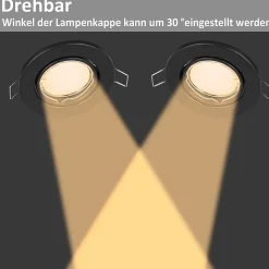 ZMH Spot à Encastrer LED 12 Avec Douille Gu10 Spot LED Halogène