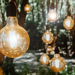 ZMH Ampoule LED 2 Pièces E27 Vintage G95 Blanc Chaud