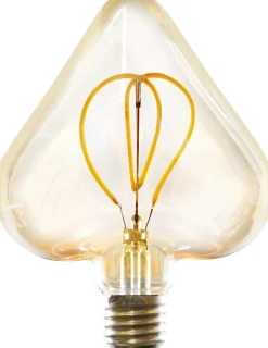 ZMH Ampoule LED Vintage En Forme De Cœur E27 3w 2200k Décoration Romantique Et Ambiance Rétro