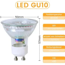 ZMH Ampoule LED 5w à Économie D'énergie Spot Réflecteur Ampoulea