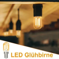 ZMH Ampoules LED E14 Ampoules LED Vintage T22 Ampoules LED Pour Couloir