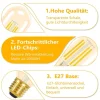 ZMH Ampoules LED Vintage Ampoules 4w Lampe à Économie D'énergie