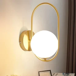 ZMH Applique Design Moderne G9 Gold