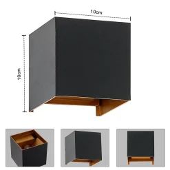 ZMH Applique Intérieure LED Applique Murale Blanc Chaud G9 Applique Murale Extérieure Ip65