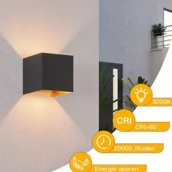 ZMH Applique Intérieure LED Applique Murale Blanc Chaud G9 Applique Murale Extérieure Ip65