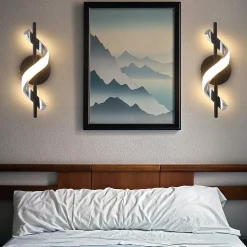 ZMH Applique LED Design Moderne Applique Blanc Chaud 3000 K