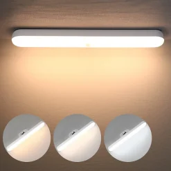 ZMH Applique LED Intérieur Dimmable Sous-lampe 24cm Nuit Batterie Sans Fil Couloir