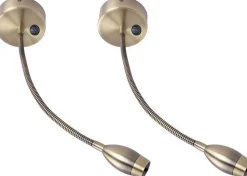 ZMH Applique LED Lampes De Lecture Liseuse 3w 3000k Blanc Chaud 360 degrés Lit Lumière Flexible