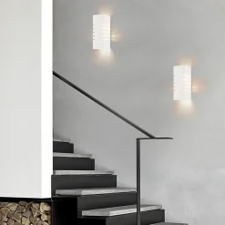 ZMH Applique Murale Intérieure Moderne Blanc E14 pour Couloir et Escalier
