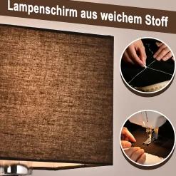 ZMH Applique Murale Intérieur Applique Murale LED Pivotante à 360 Avec Interrupteur E27 Pour Couloir