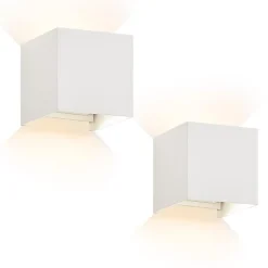 ZMH Applique Murale LED Intérieure Lampe De Couloir Intérieure Applique Extérieure Étanche