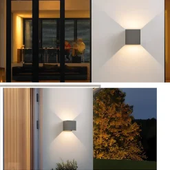 ZMH Applique Murale LED Intérieure 1er Mur - Up And Down LED Extérieur 5w