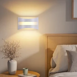 ZMH Applique Murale LED Intérieur 5w Moderne 3000k Blanc Lampe De Chambre Pour Couloir