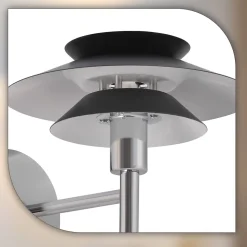 ZMH Applique Noire Lampe Murale Moderne G9 Design Métal (max. 25w)