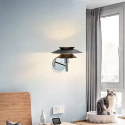 ZMH Applique Noire Lampe Murale Moderne G9 Design Métal (max. 25w)