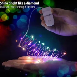 ZMH Guirlande lumineuse à LED 8er "20 LED" 200CM Multicolore