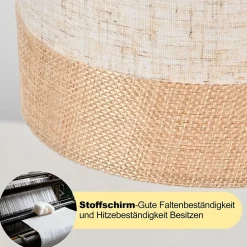 ZMH Lampadaire 1 Flamme Vintage E27 Avec Interrupteur Au Pied Pour Salon