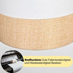 ZMH Lampadaire 2 Flammes Vintage 154cm E14 Salon Chambre D'enfant