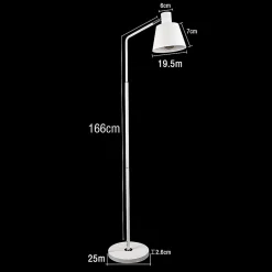 ZMH Lampadaire LED Vintage 166cm E27 Salon Chambre D'enfant Bureau