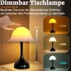 ZMH Lampe De Bureau LED Noir Lampe Moderne Lampes Dimmable LED