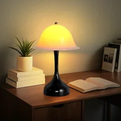 ZMH Lampe De Bureau LED Noir Lampe Moderne Lampes Dimmable LED