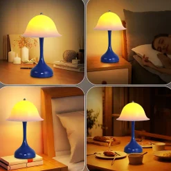 ZMH Lampe De Bureau LED Sans Fil USB Rechargeable Pour Chambre