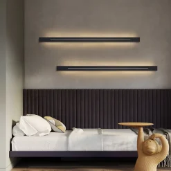 ZMH LED Applique 100 Cm Moderne Noir