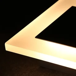 ZMH LED Applique Moderne Aluminium Chaud 3000k 6.8w