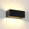 ZMH LED Applique murale Lampe murale Moderne Noir IP20