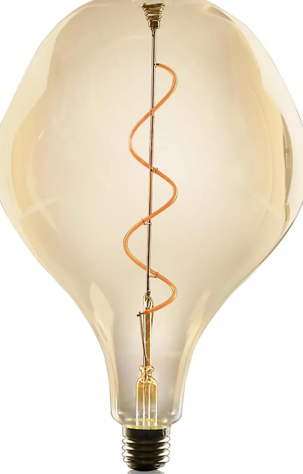 ZMH LED E27 3w 2200k Forme Irrégulière Vintage Blanc Chaud Doré Ambiance