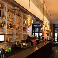 ZMH LED E27 3w 2200k Forme Irrégulière Vintage Blanc Chaud Doré Ambiance