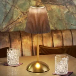 ZMH Lot De 2 Lampes De Table LED Sans Fil Avec Port USB 3 Températuresverte