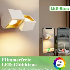 ZMH Lot De 2 LED Ampoules Gx53 ultra Plat 3000k 5 w 230v Non Dimmable Blanc