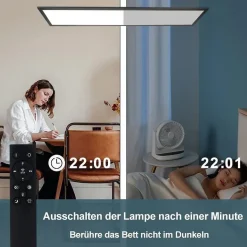 ZMH Panneau LED Whonzimmer 120cm Avec Variateur Et Télécommande