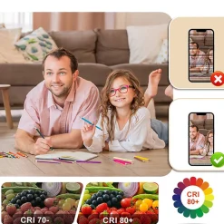 ZMH Plafonnier LED à Intensité Variable 100cm 90w Moderne plafonnier Noir Avec Télécommande pour Salle à Manger