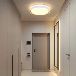 ZMH Plafonnier LED 30cm Dimmable Avec Télécommande 18w Moderne