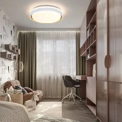 ZMH Plafonnier LED 30cm Dimmable Avec Télécommande 18w Moderne