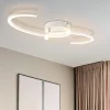 ZMH Plafonnier LED Design Moderne 24W - Éclairage Blanc Chaud 3000K pour Salon et Chambre