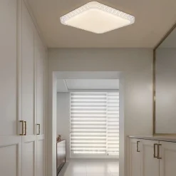 ZMH Plafonnier LED Dimmable Avec Télécommande 30cm 32w Moderne