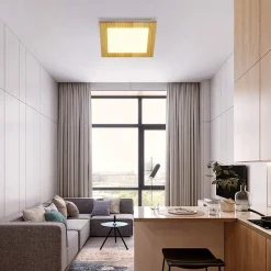 ZMH Plafonnier LED 3000k 30cm Carré Design Couloir Cuisine Escalier Balcon