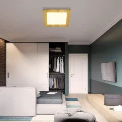 ZMH Plafonnier LED 3000k 30cm Carré Design Couloir Cuisine Escalier Balcon