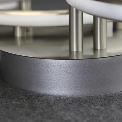 ZMH Plafonnier LED Living Room 3 Ring Design 41w Plafonnier 3000k Office Light Hotel