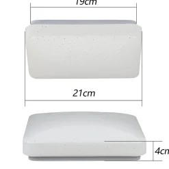 ZMH Plafonnier LED Moderne Lampe De Chambre à Coucher