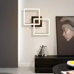 ZMH Plafonnier LED Moderne 2 Flammes 24W pour Cuisine - Blanc Chaud par