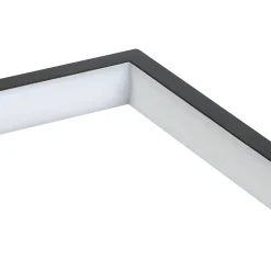 ZMH Plafonnier LED Moderne Whonzimmer avec Télécommande pour Chambre à Coucher en Métal