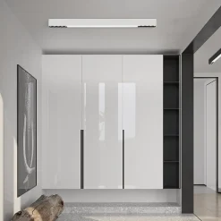 ZMH Plafonnier LED Moderne 107cm Dimmable pour Chambre et Bureau