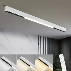 ZMH Plafonnier LED Moderne 107cm Dimmable pour Chambre et Bureau