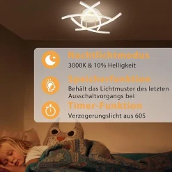 ZMH Plafonnier LED Moderne Blanc 32W pour Salon et Bureau - Éclairage Économique et Élégant