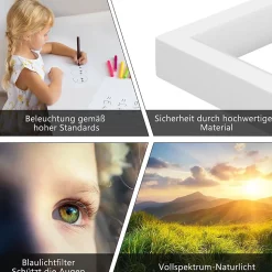 ZMH Plafonnier LED Moderne avec Télécommande - Éclairage Élégant et Fonctionnel pour Votre Intérieur