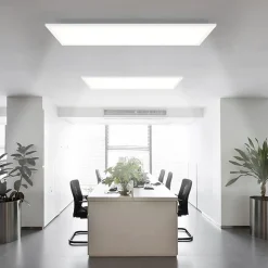 ZMH Plafonnier LED Panneau LED à Intensité Variable - Salon Plat Avec Télécommande